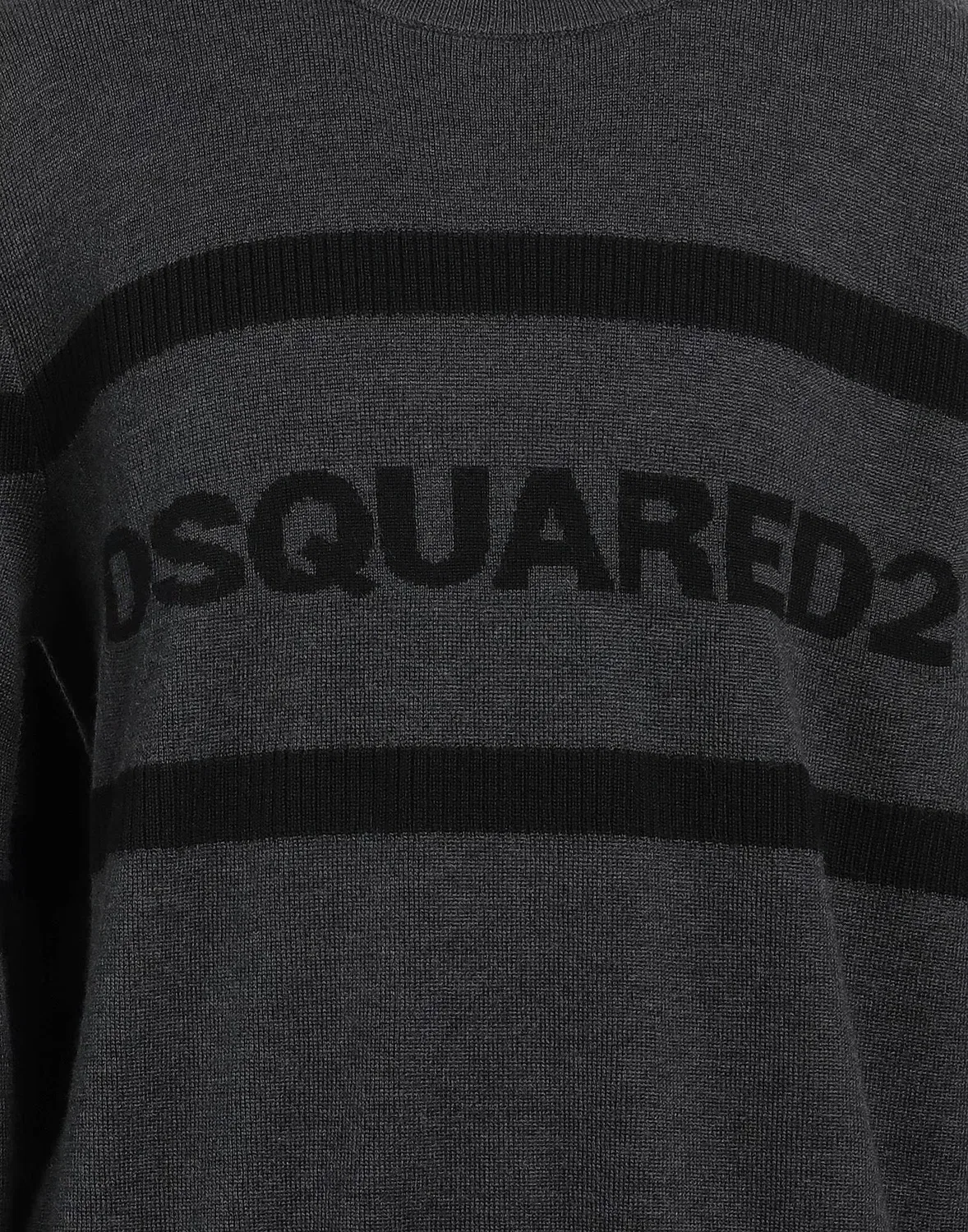 Свитер с логотипом DSQUARED2 угольный — фото 4