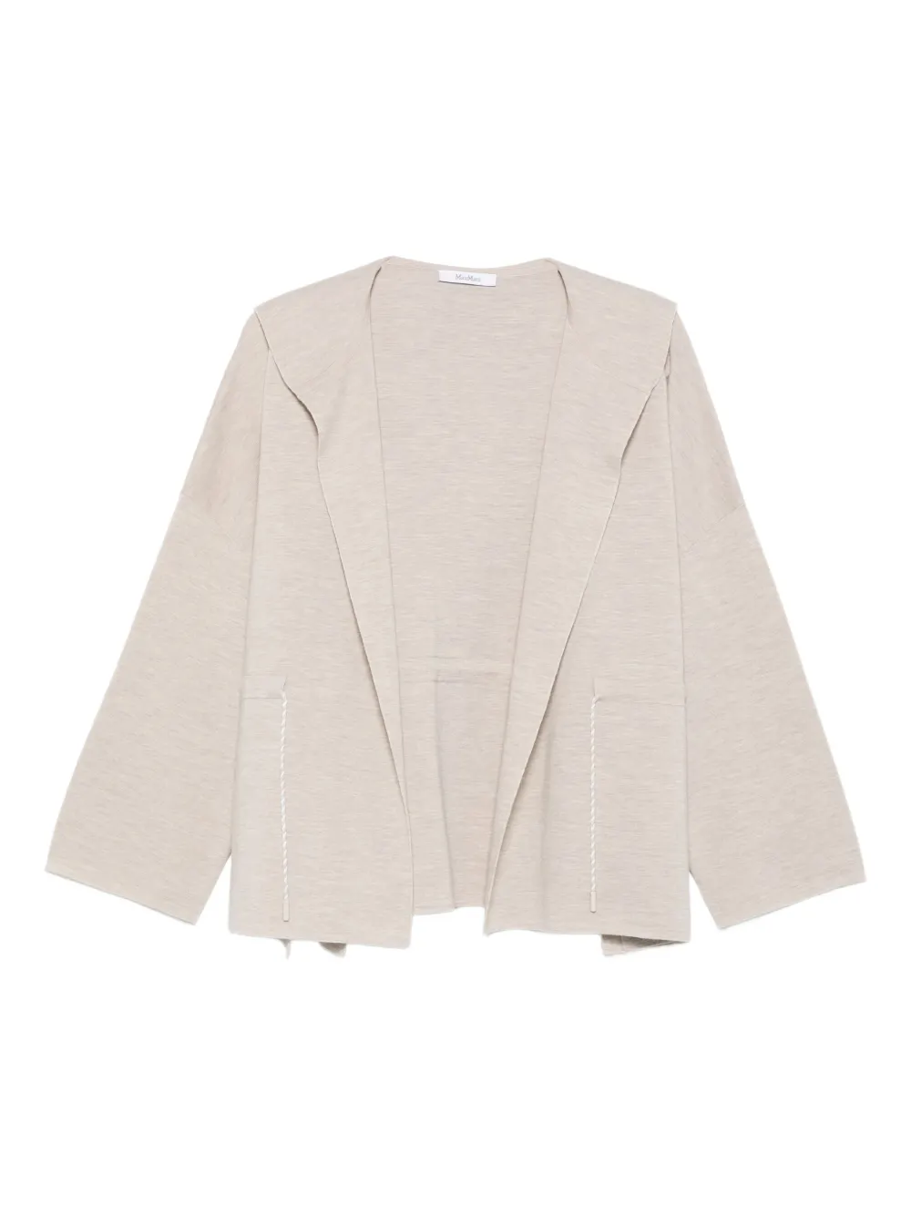 

Шерстяная куртка с капюшоном MAX MARA, нейтральный
