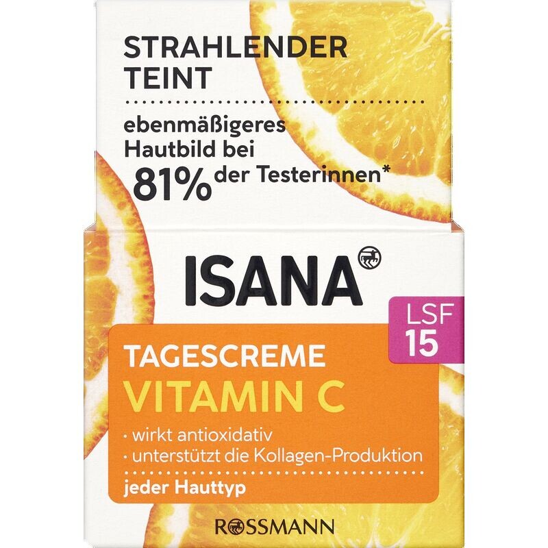 

Дневной крем с витамином С ISANA, 50 ml