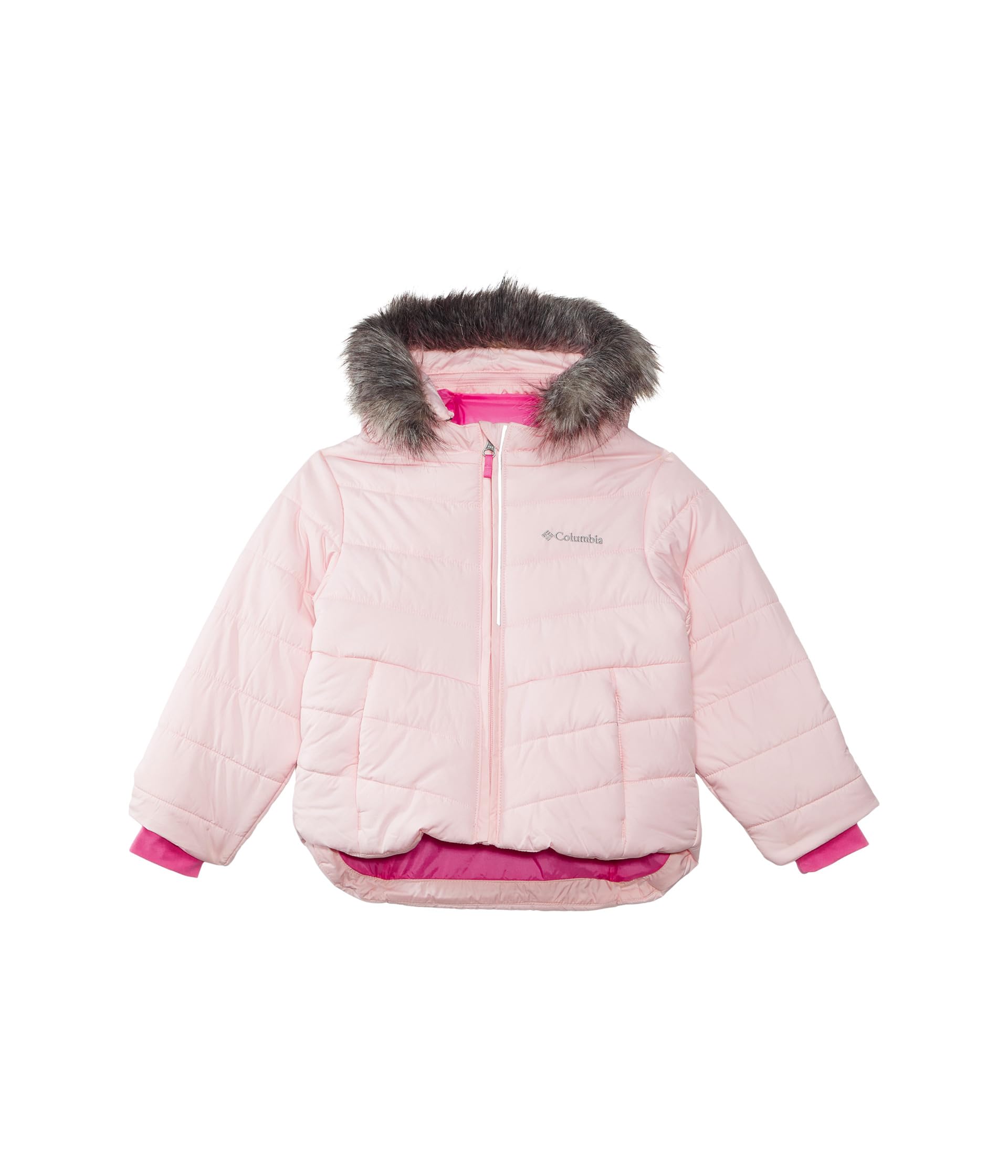 

Куртка Columbia Kids Katelyn Crest III Hooded Jacket, цвет Satin Pink