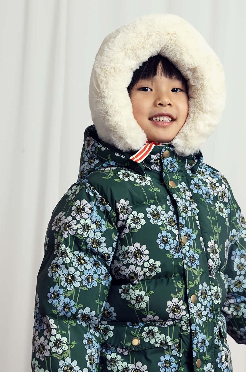 

Детская куртка Mini Rodini Daisys, зеленый