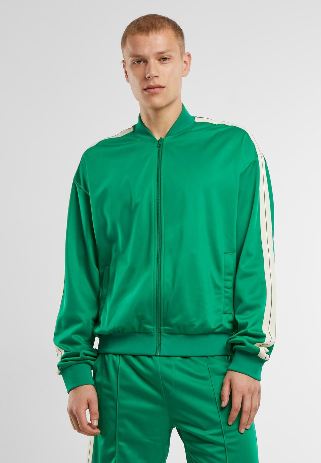 

Куртка-бомбер TENNIS CORE - Zip-up sweatshirt Urban Classics, зеленый