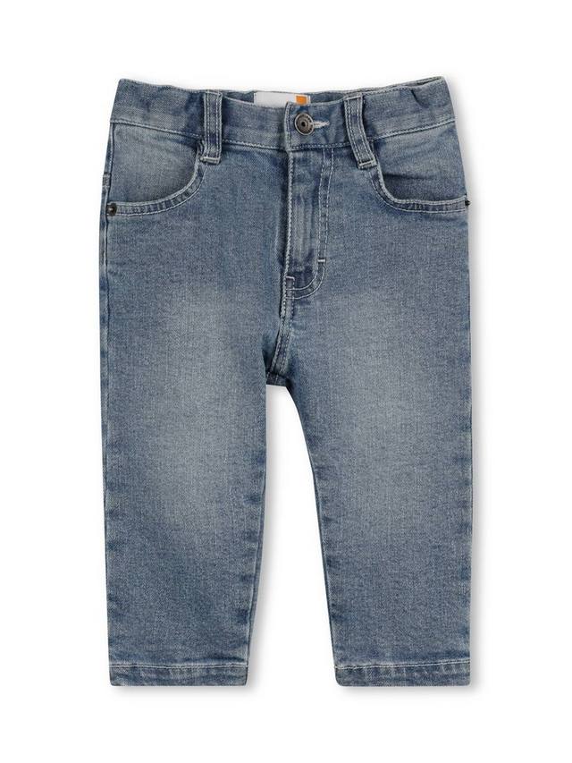 

Детские джинсы с эластичной талией Timberland, цвет Double Stone/Bleach