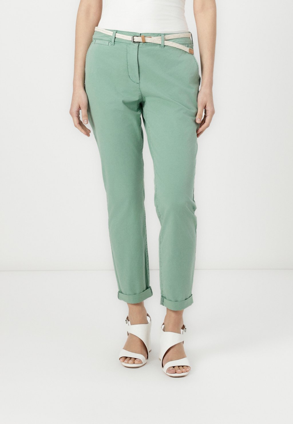 

Чиносы SLIM TOM TAILOR, зеленый