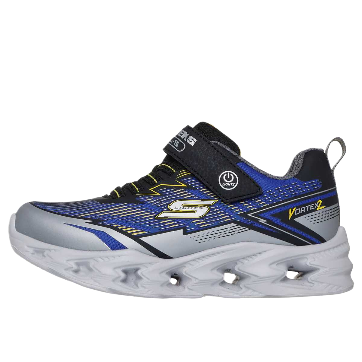 

Низкие детские кроссовки для повседневной носки. Дети 3–7 лет. Skechers Kids, синий/черный