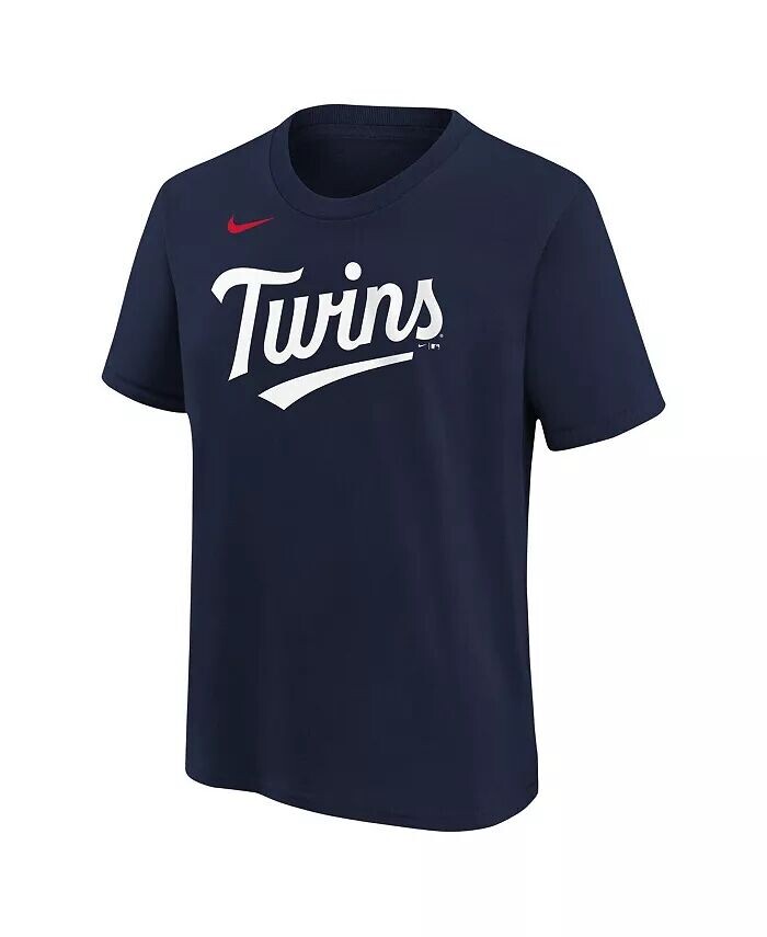 Темно-синяя футболка Big Boys Edouard Julien Minnesota Twins с именем и номером Nike, синий — фото 2