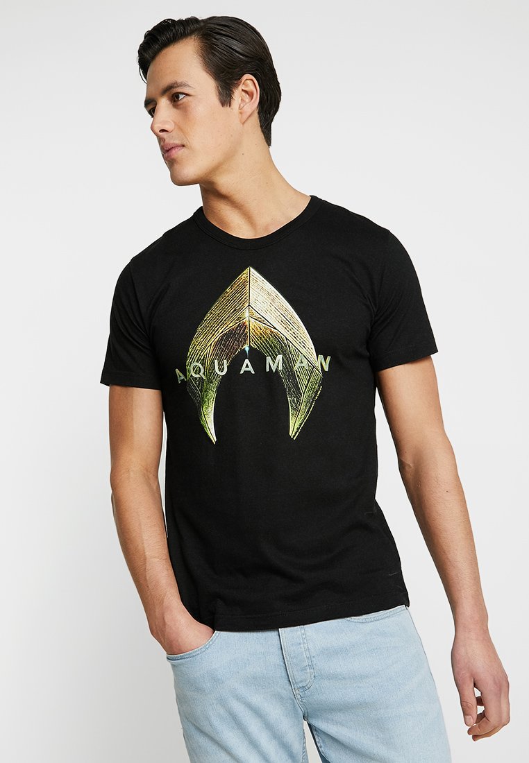 

Футболка с принтом DC AQUAMAN LOGO LOGOSHIRT, цвет black