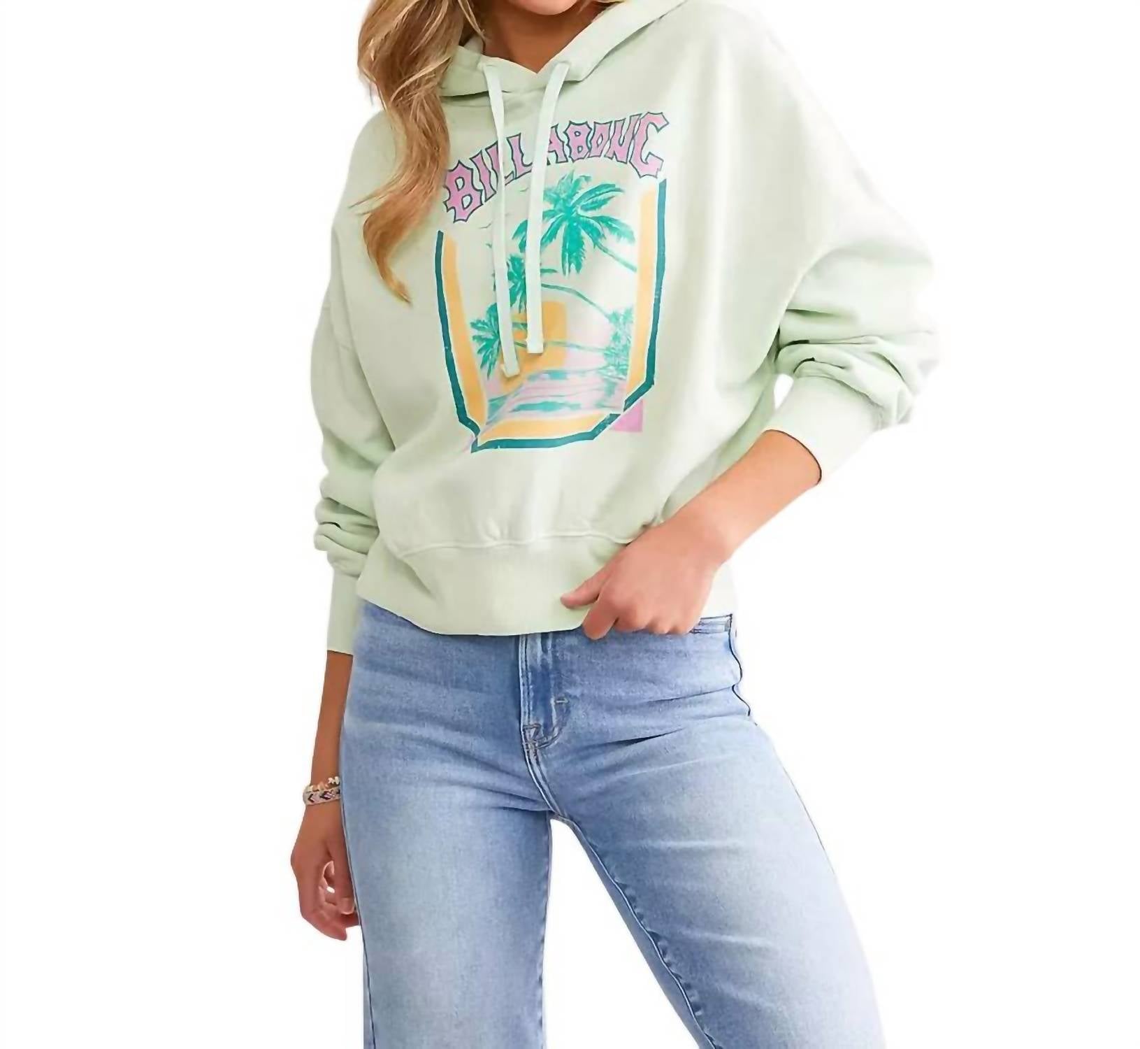 

Толстовка All Time Fleece в цвете Sweet Mint Billabong