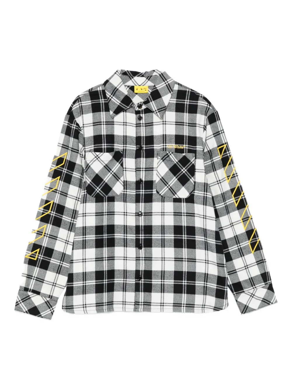 

Фланелевая рубашка OFF-WHITE KIDS, черный