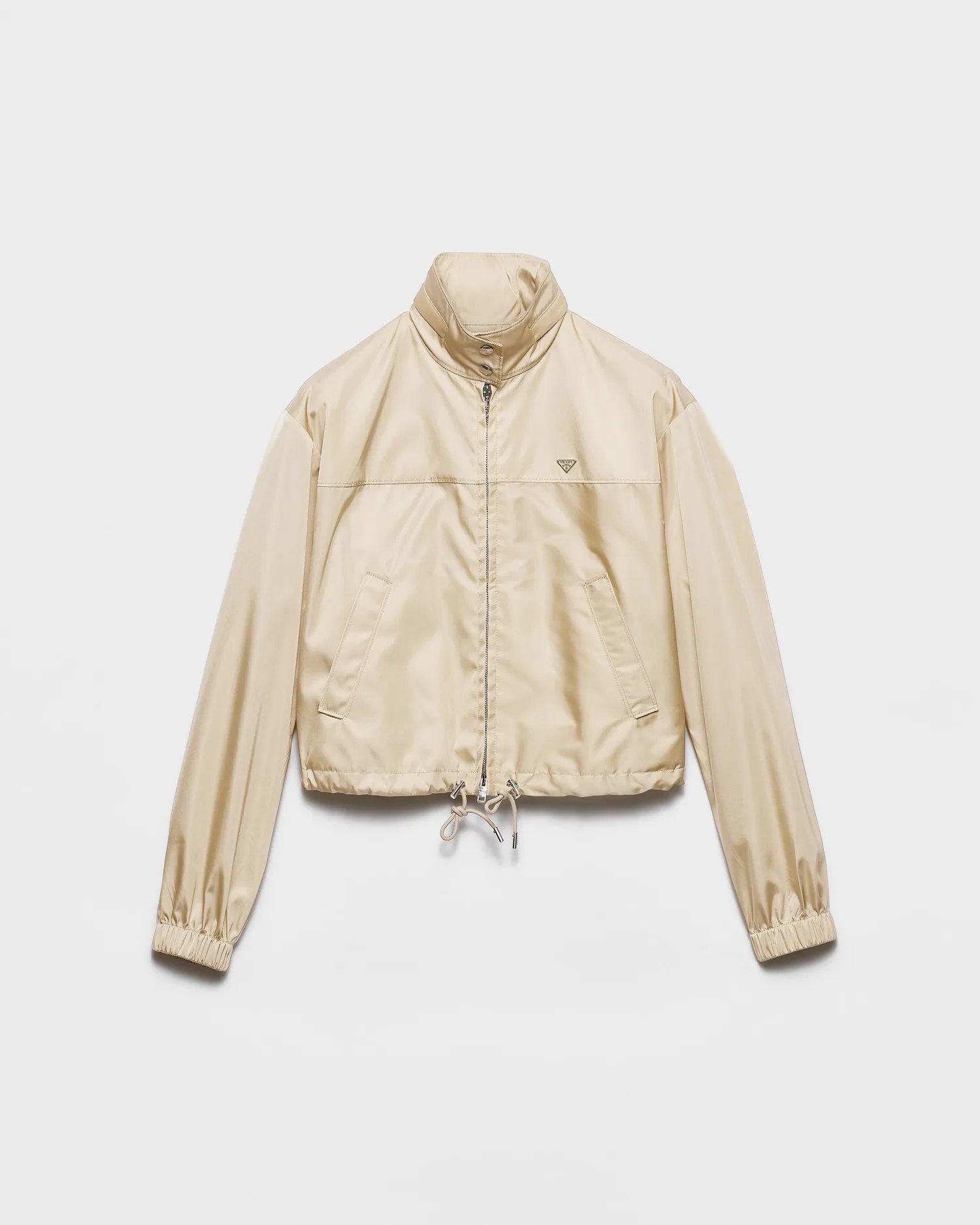 Блузон из Re-Nylon Prada, бежевый