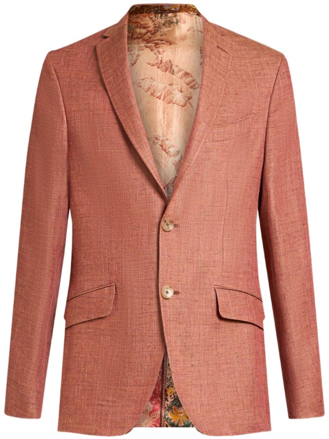 

ETRO пиджак с длинными рукавами, красный