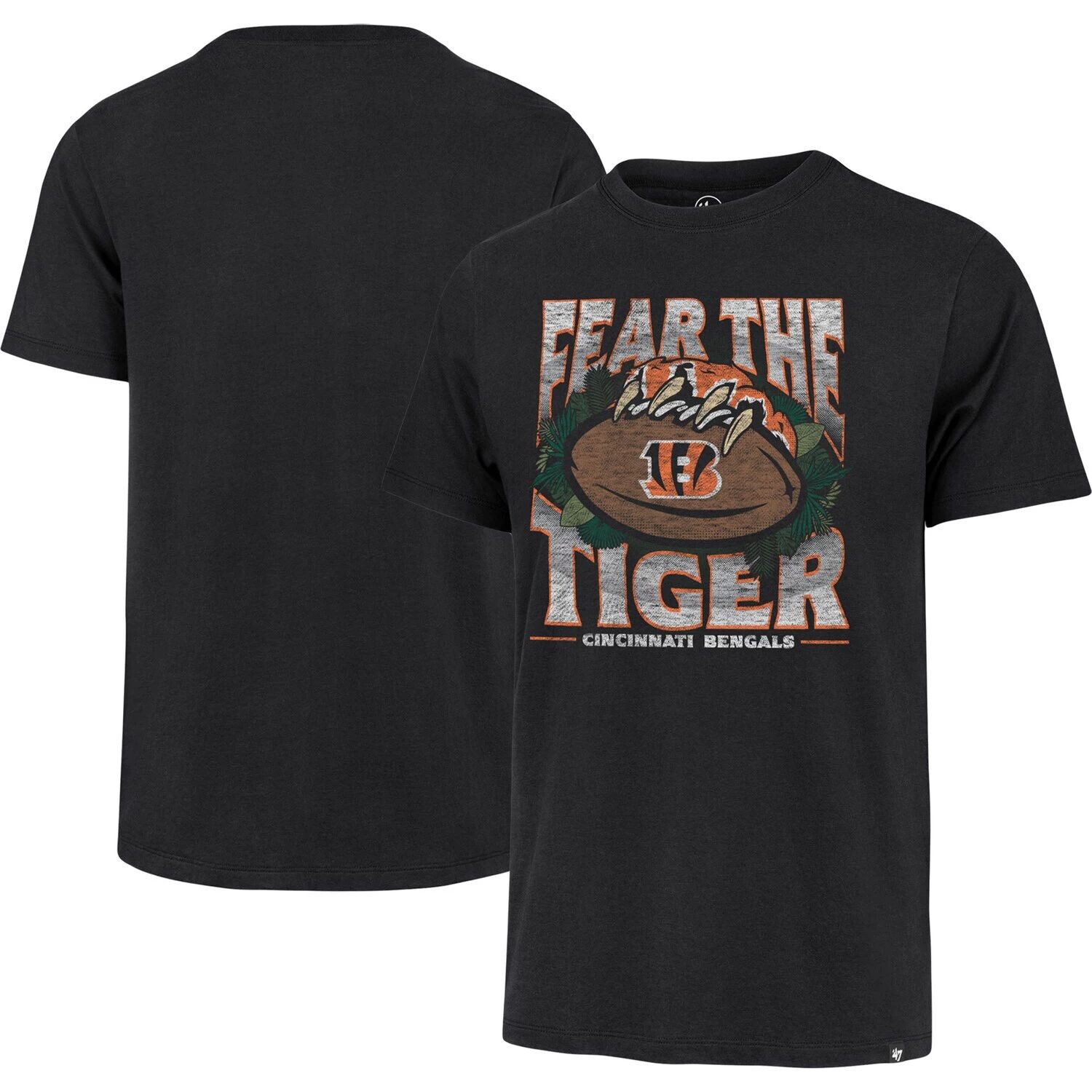

Мужская черная футболка Cincinnati Bengals Regional Franklin '47, Черный, Мужская черная футболка Cincinnati Bengals Regional Franklin '47