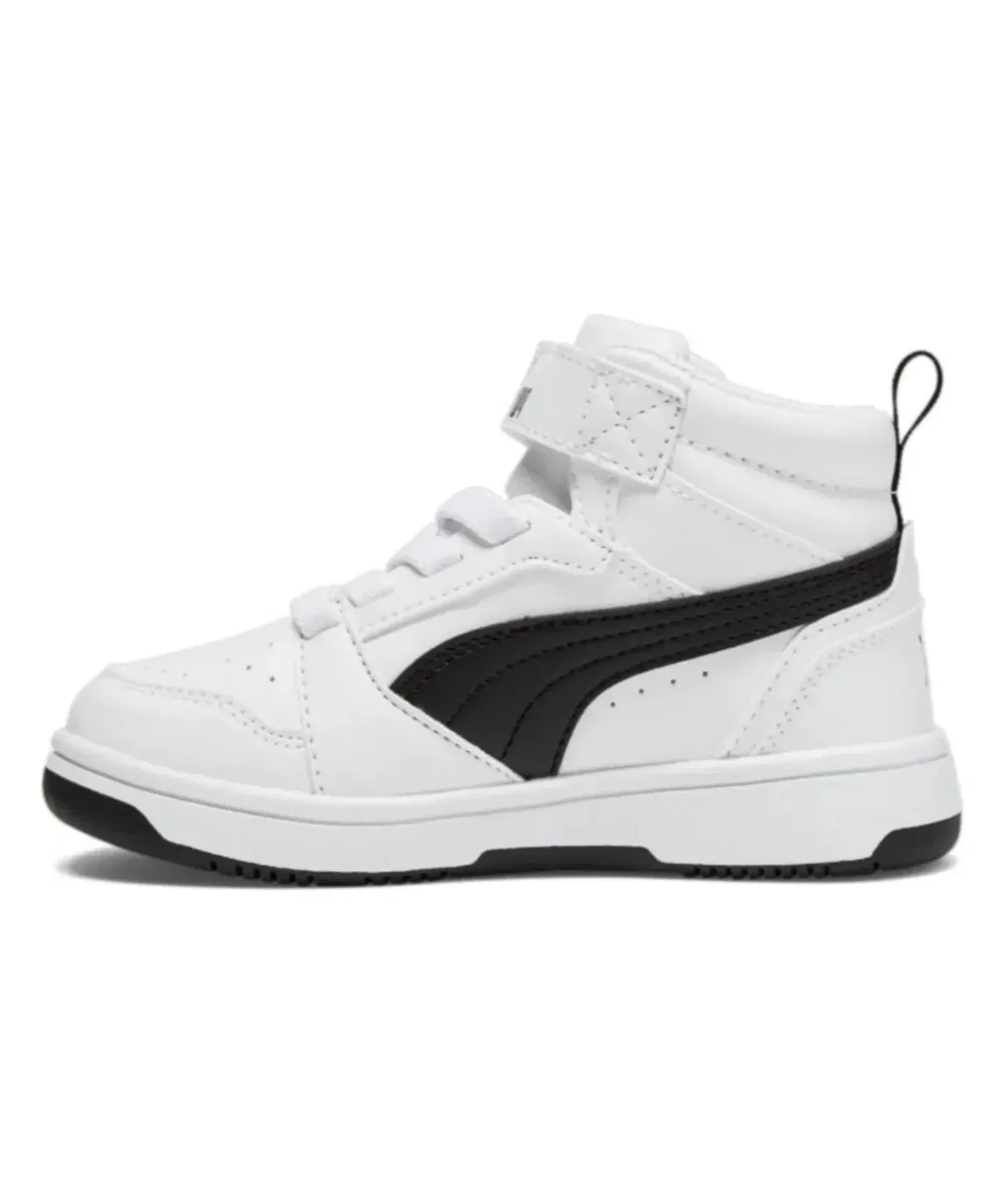 Детские кроссовки PUMA Rebound V6 Mid AC+ белые — фото 3