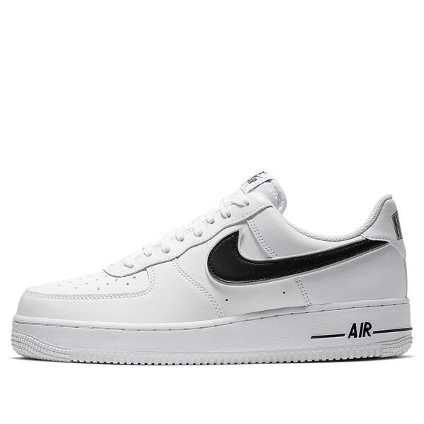 

Кроссовки air force 1 low '07 3 'white black' Nike, черный