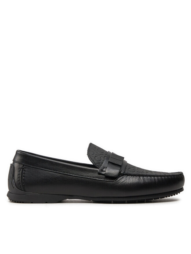 

Мокасины Calvin Klein Driver W/ Iconic Plaque Mono, черный