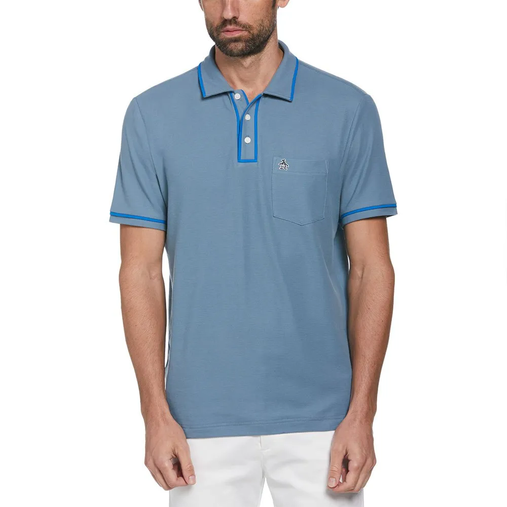 

Поло Original Penguin Earl Org Pique Sticker Pete, синий
