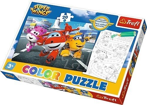 

Трефл, пазл, Disney, Super Wings, Цветной, Готов к полету, 20 шт. Trefl