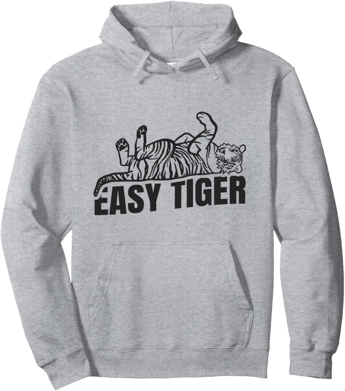 

Толстовка Easy Tiger Big Cat Lore, серая Funny Thrifts