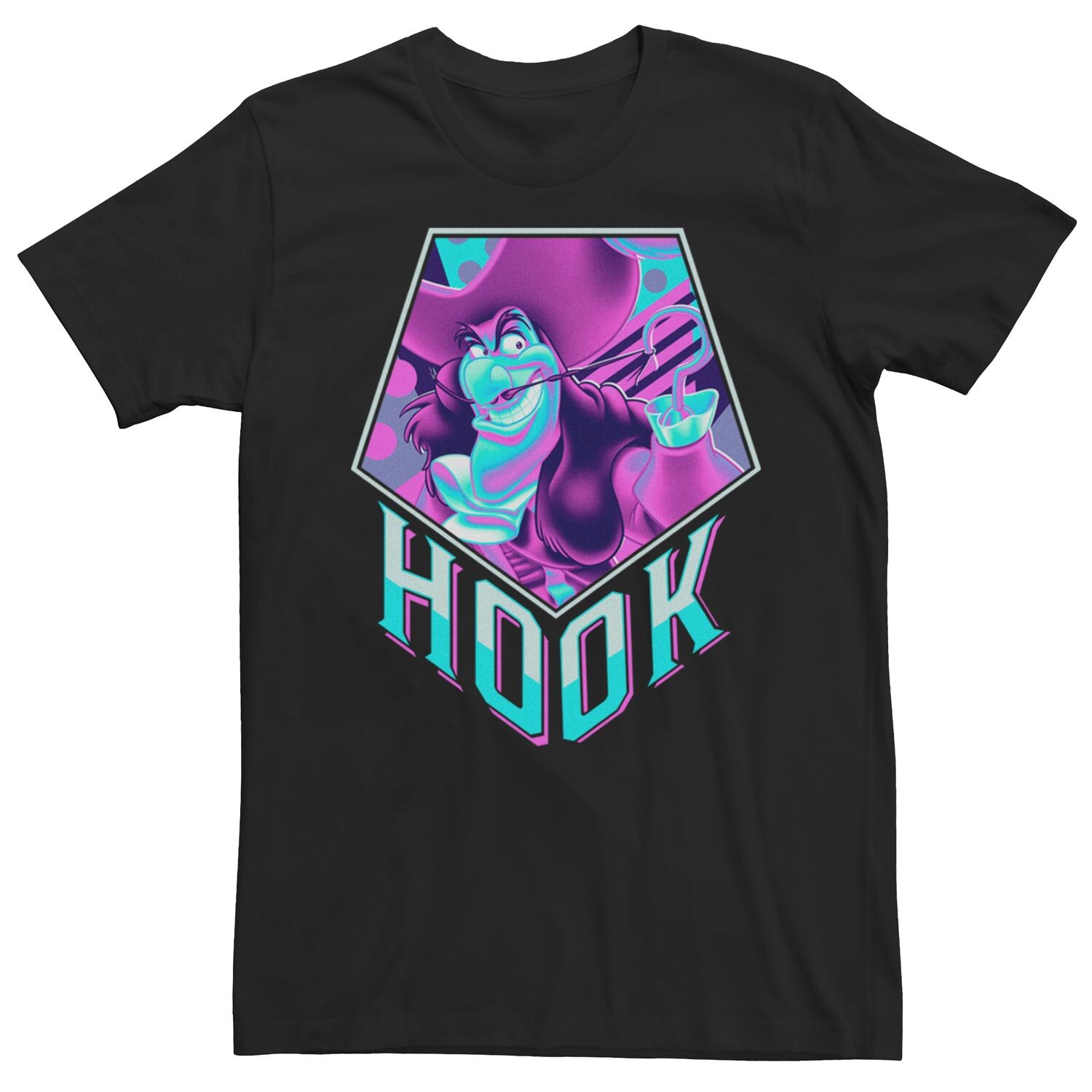 

Мужская футболка Disney Peter Pan Captain Hook Licensed Character
