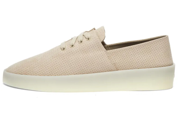 

Кроссовки Fear of God Skateboarding Shoes Men Low-top Cream White, белый