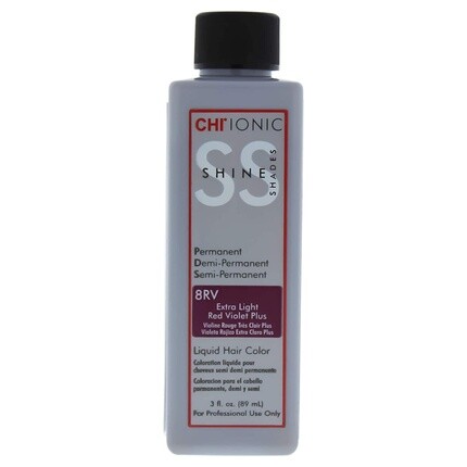 

Жидкая краска для волос Ionic Shine Shades 8Rv Extra Light Red Violet Plus, 3 унции, Chi