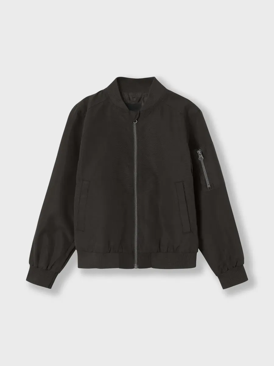 

Уличная куртка Name It "NKNMONSTER BOMBER JACKET NOOS", цвет Black Detail