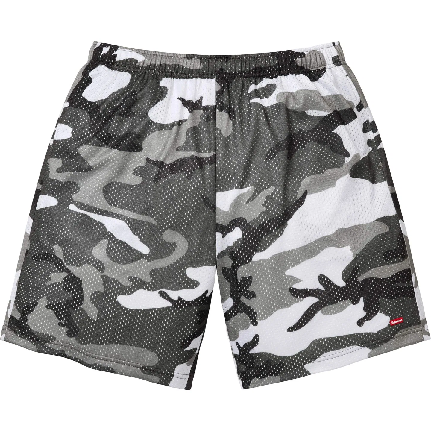 Повседневные шорты Supreme Mesh Shorts Camouflage Green — фото 3