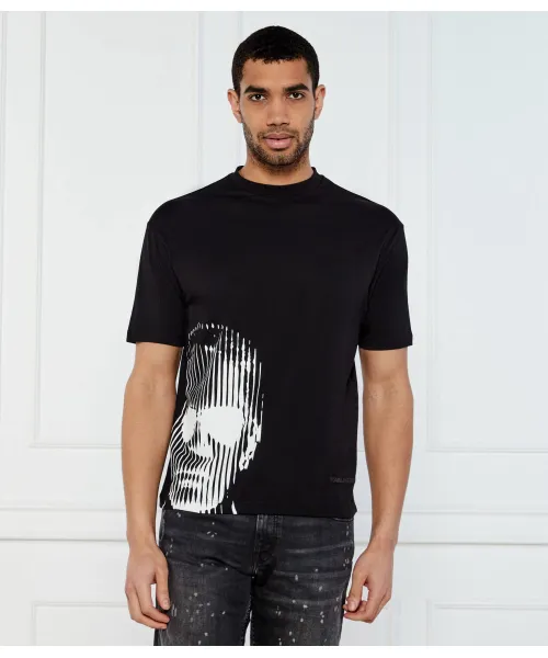 

Футболка Oversize fit Karl Lagerfeld, черный