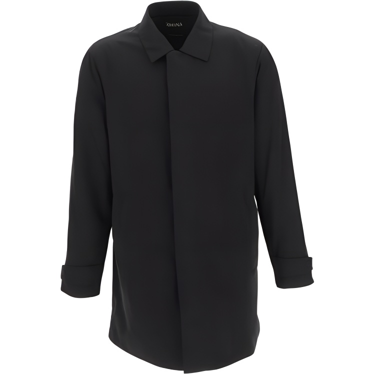 

Ermenegildo Zegna Куртка Zegna FW22 мужская черная, Black