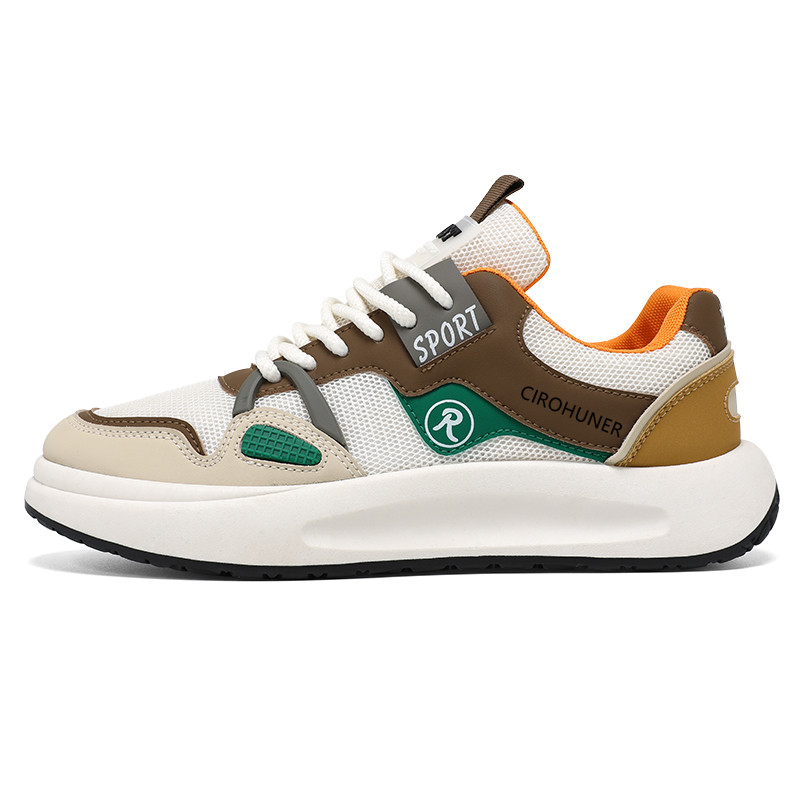 

Низкие повседневные туфли мужские CIROHUNER, Beige Orange
