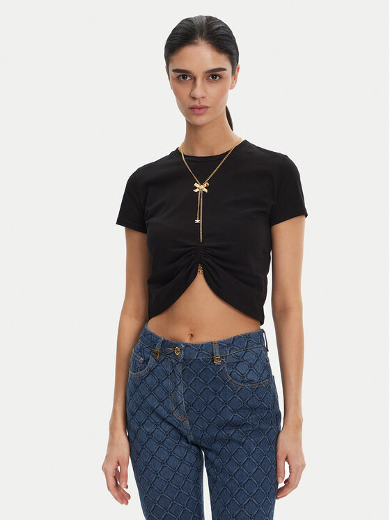 

Футболка обычного кроя MA-006-51E2 Elisabetta Franchi, черный