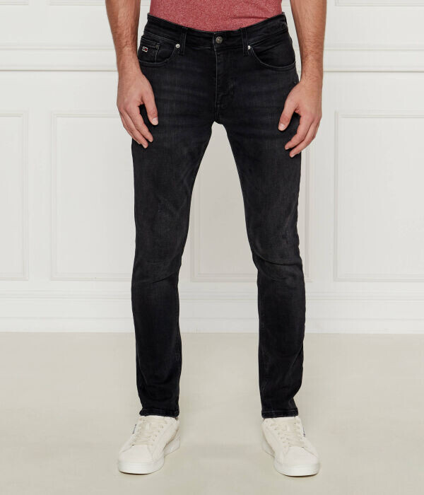 

Джинсы мужские Tommy Jeans зауженного кроя, черный