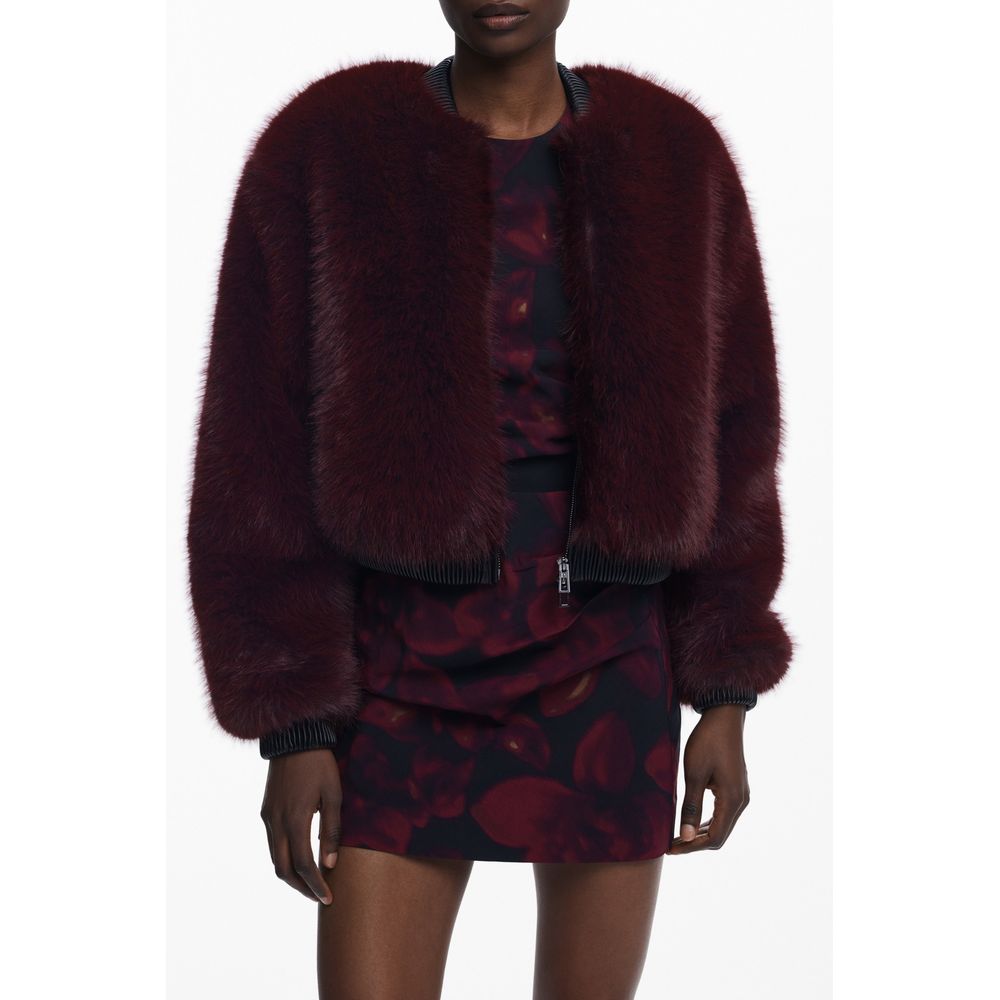 

Красная женская куртка из полиэстера Desigual, красный