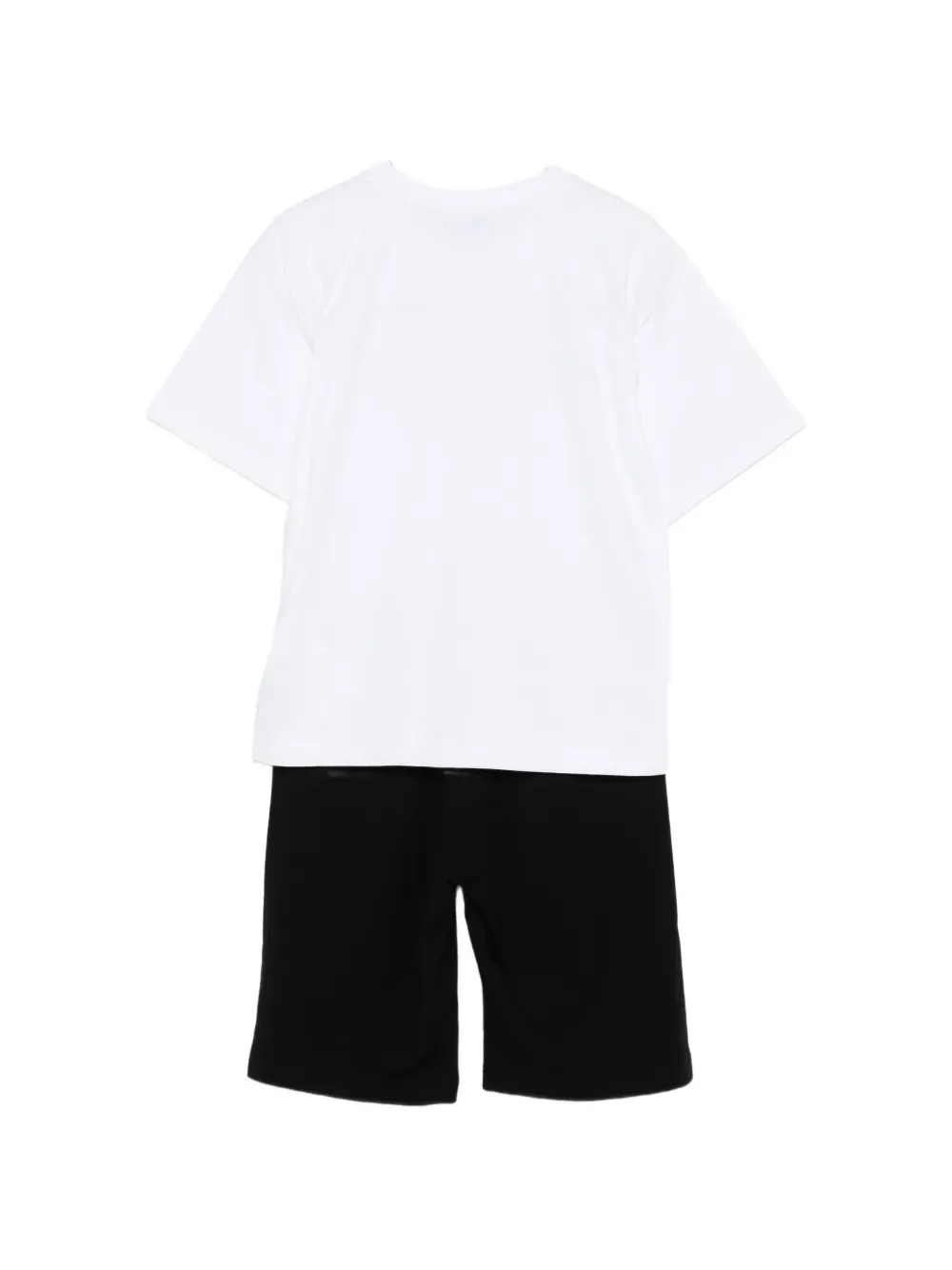 Спортивный костюм с логотипом (набор из двух предметов) Moschino Kids, белый — фото 2