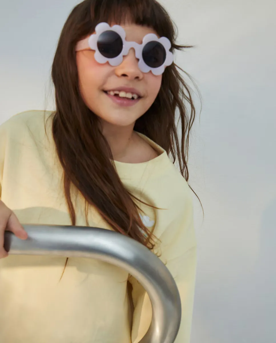 

Девичий свитшот Kids El Corte Inglés, жёлтый