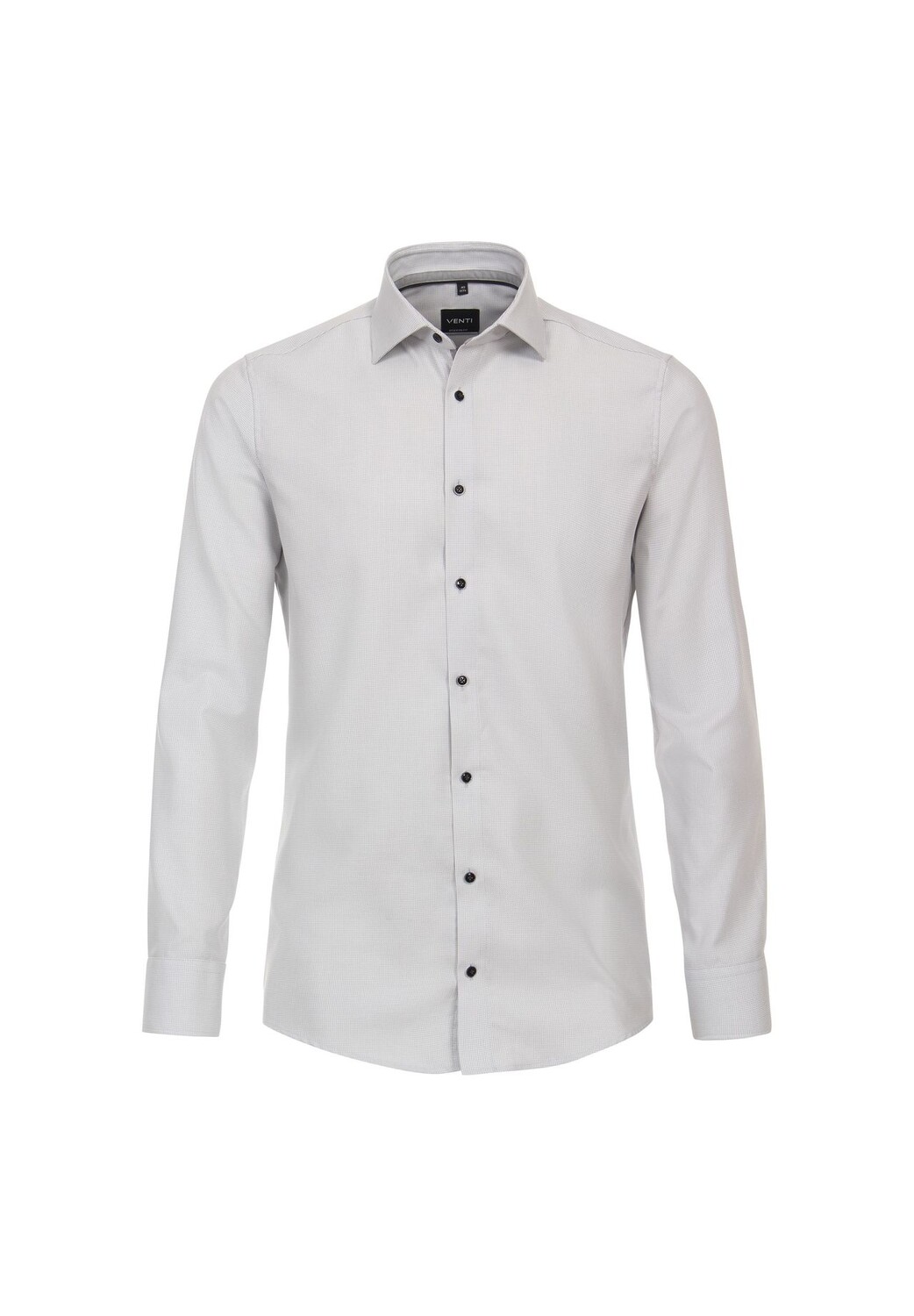 

Мужская деловая рубашка однотонного современного кроя Venti, цвет Hellgrau