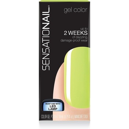 

7,39 мл оригинального геля-лака для ногтей Kiwi Green, Sensationail