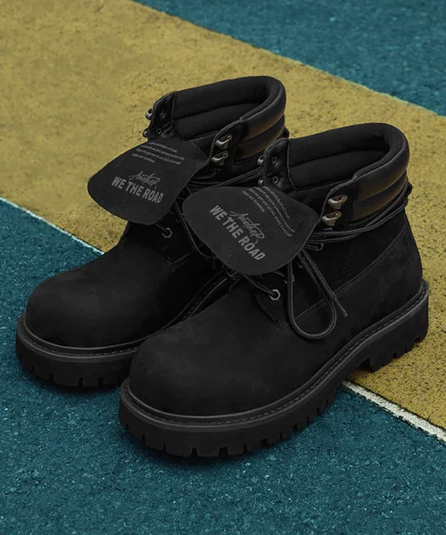 Ботинки WTRD5126 Camp Nubuck 7 Hole Walker от WE THE ROAD, чёрные