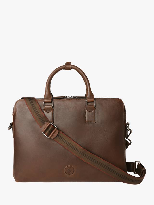 

Кожаная сумка для ноутбука compass OSPREY LONDON, желто-коричневый