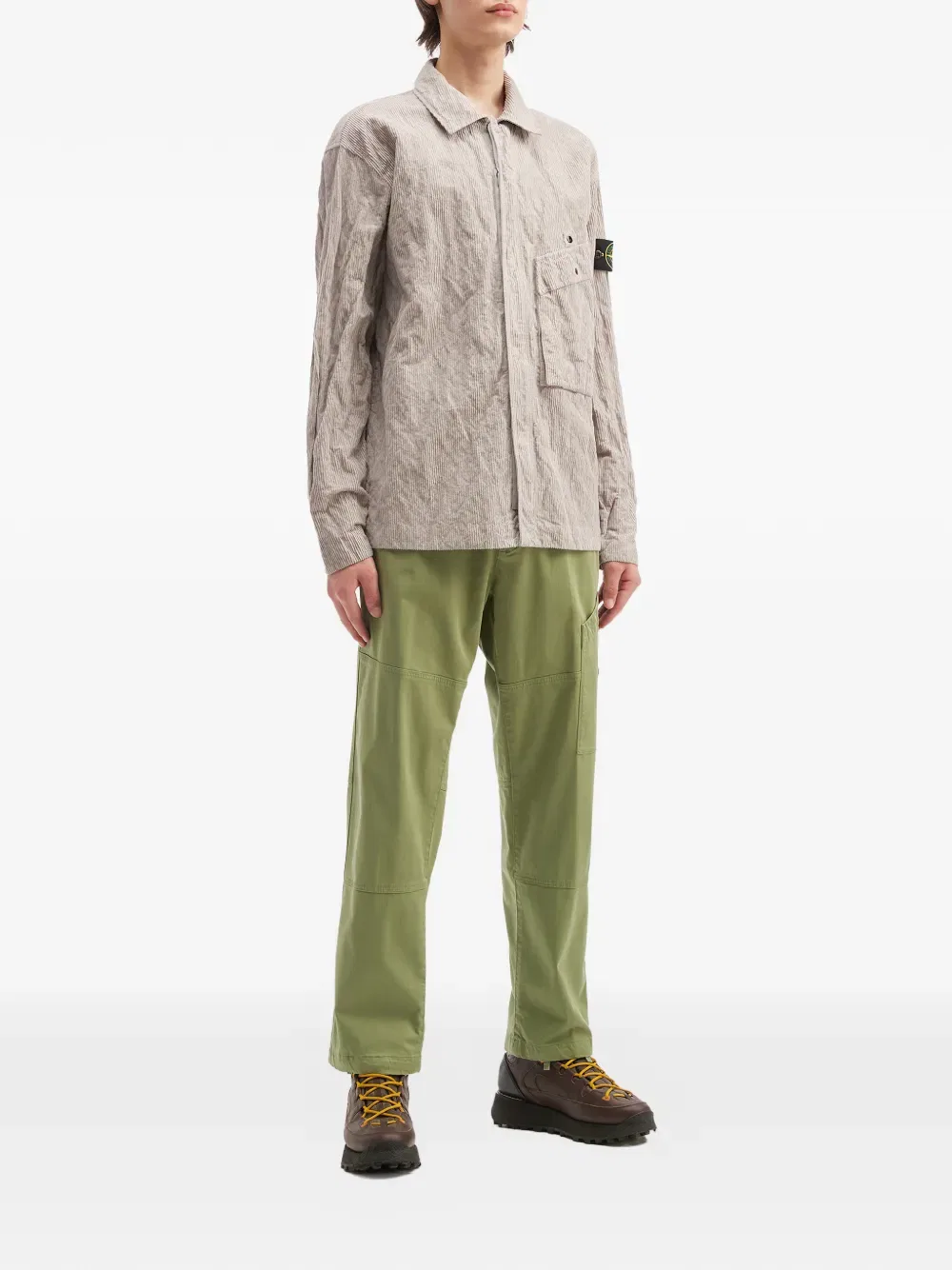 Куртка с текстурированными карманами Stone Island, нейтральный — фото 2