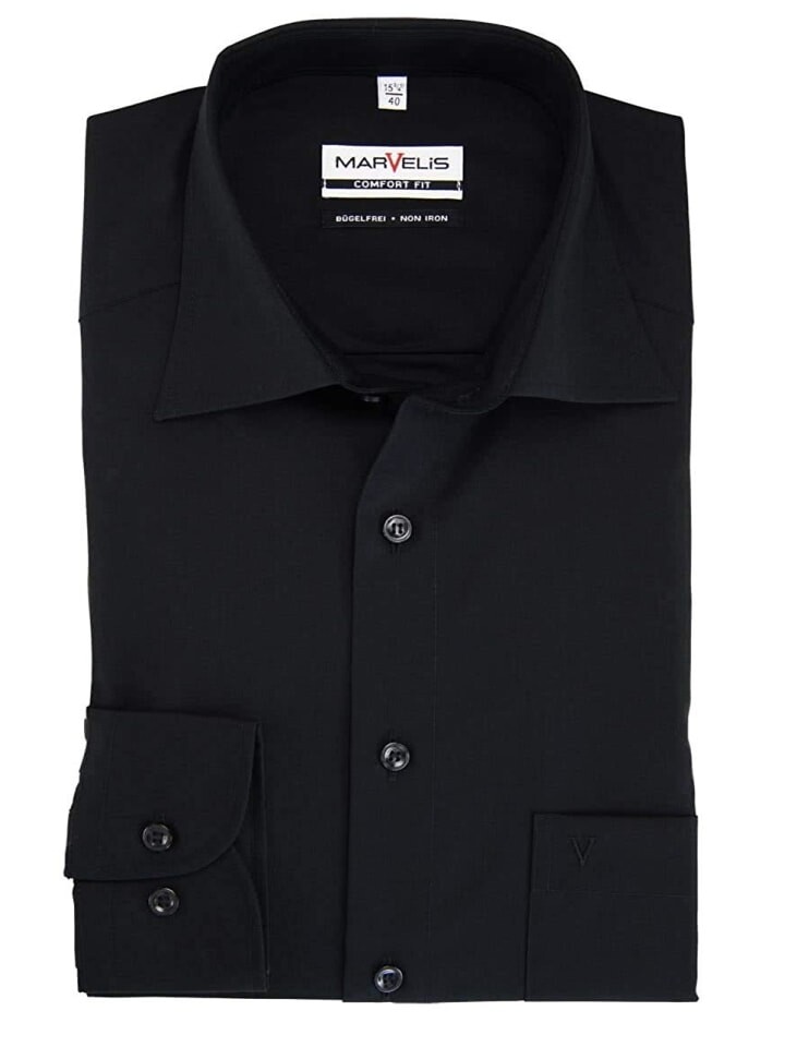 

Деловая рубашка MARVELIS, черный