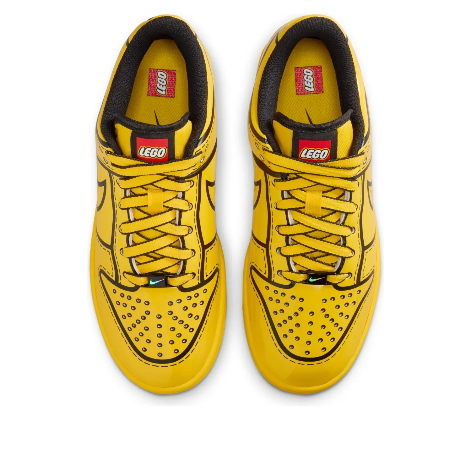 Кроссовки (GS) Nike x LEGO Dunk Low 'Tour Yellow' — фото 2