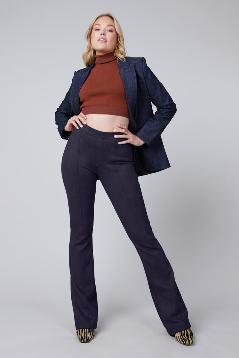 

Моделирующие леггинсы с замшевым эффектом Spanx, синий