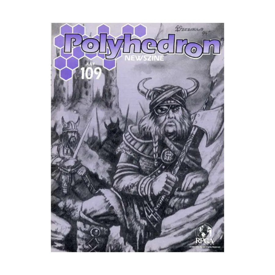 

Журнал #109 "Birthright Character Races, Earthdawn", Polyhedron Magazine #101 - #148