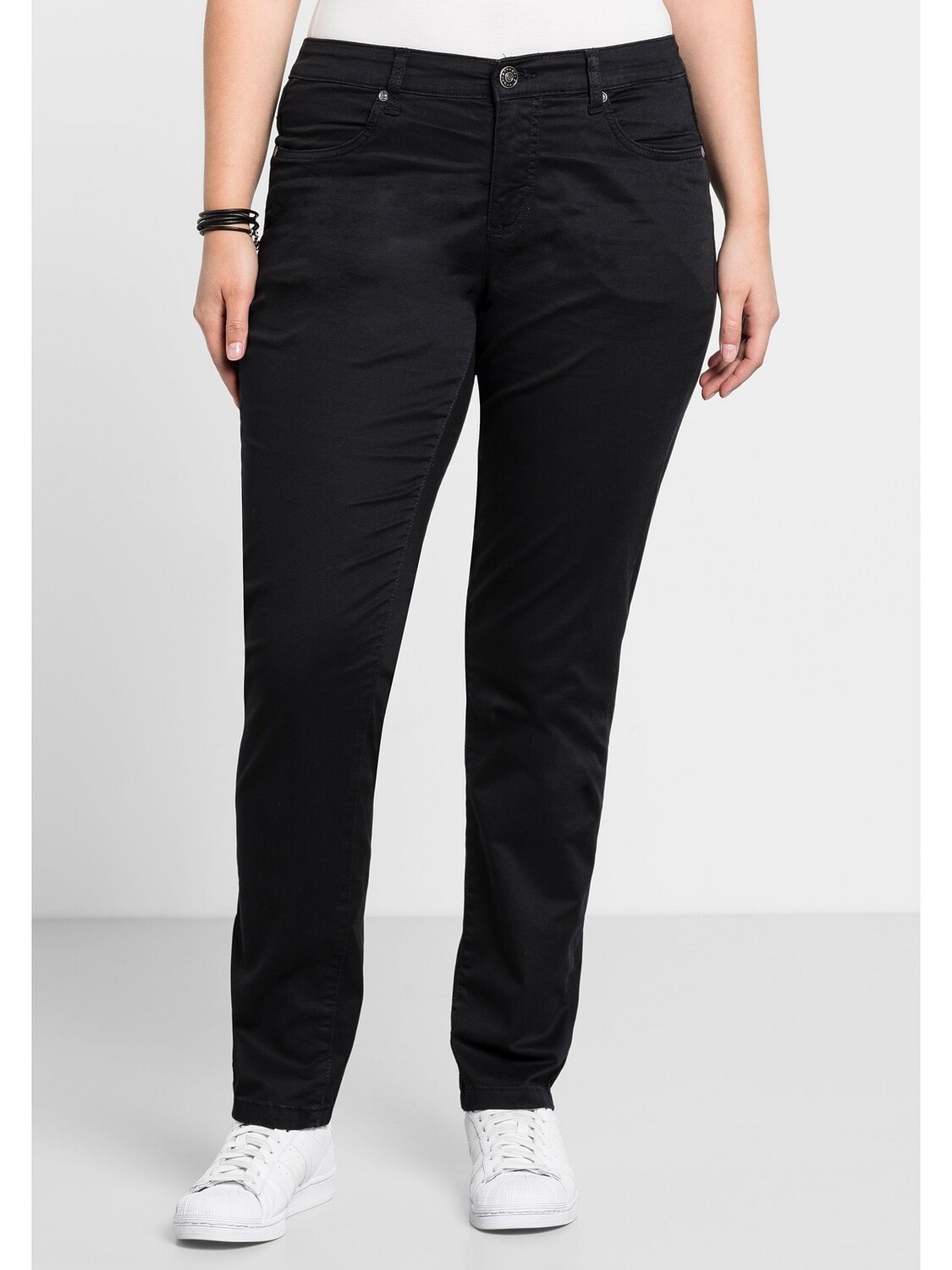

Брюки sheego Hose, черный
