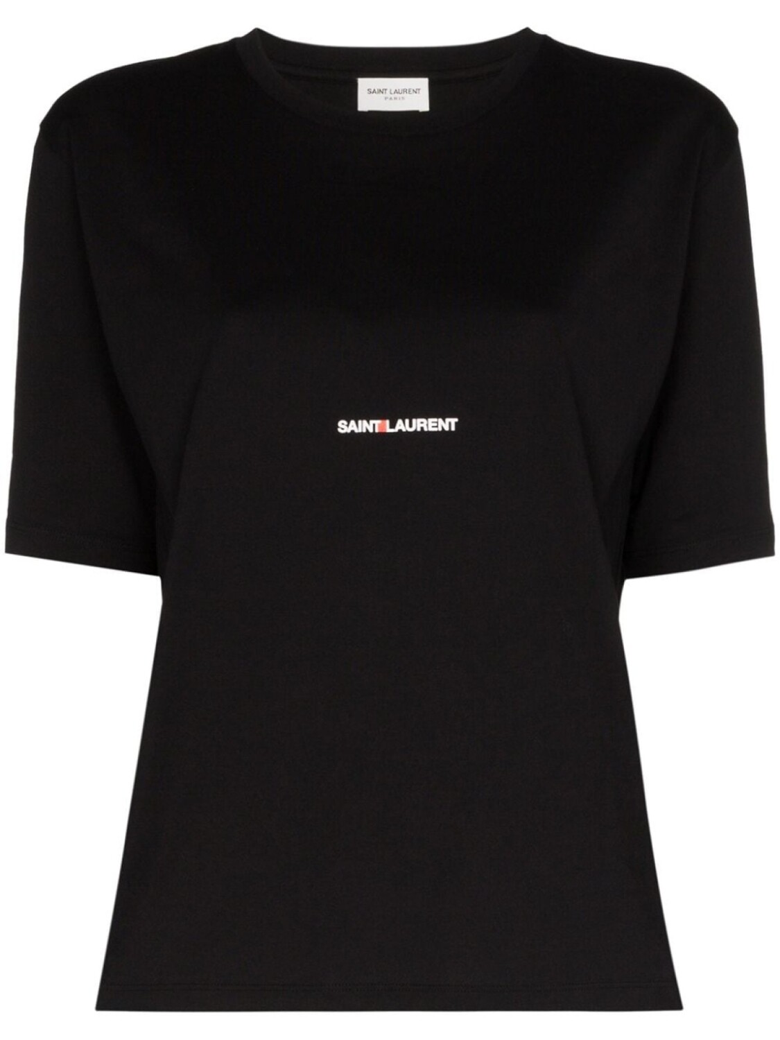 

Saint Laurent футболка с логотипом, черный