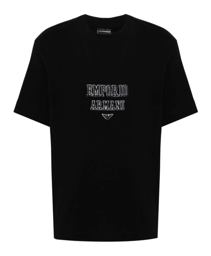 

Синяя футболка с коротким рукавом 6d1tq91jwzz09u3 Emporio Armani, синий