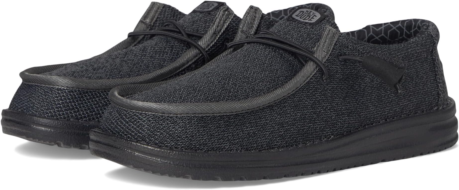 

Лоферы Hey Dude Wally Sox Micro Slip-On Casual Shoes, цвет Total Black