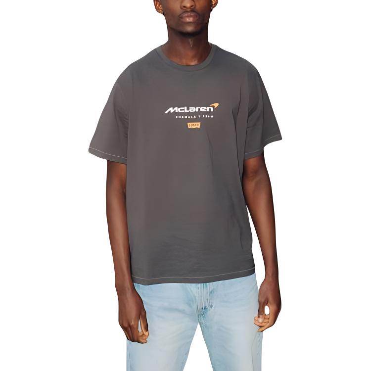 Футболка Levi's McLaren Racing Co branded Edition мужская Levis, темно-серый — фото 4