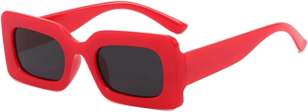 

Солнцезащитные очки с защитой UV400 | Компактная легкая оправа, цветные линзы | Для женщин и мужчин, для занятий спортом на открытом воздухе и вождения DSVIGF, Red Grey